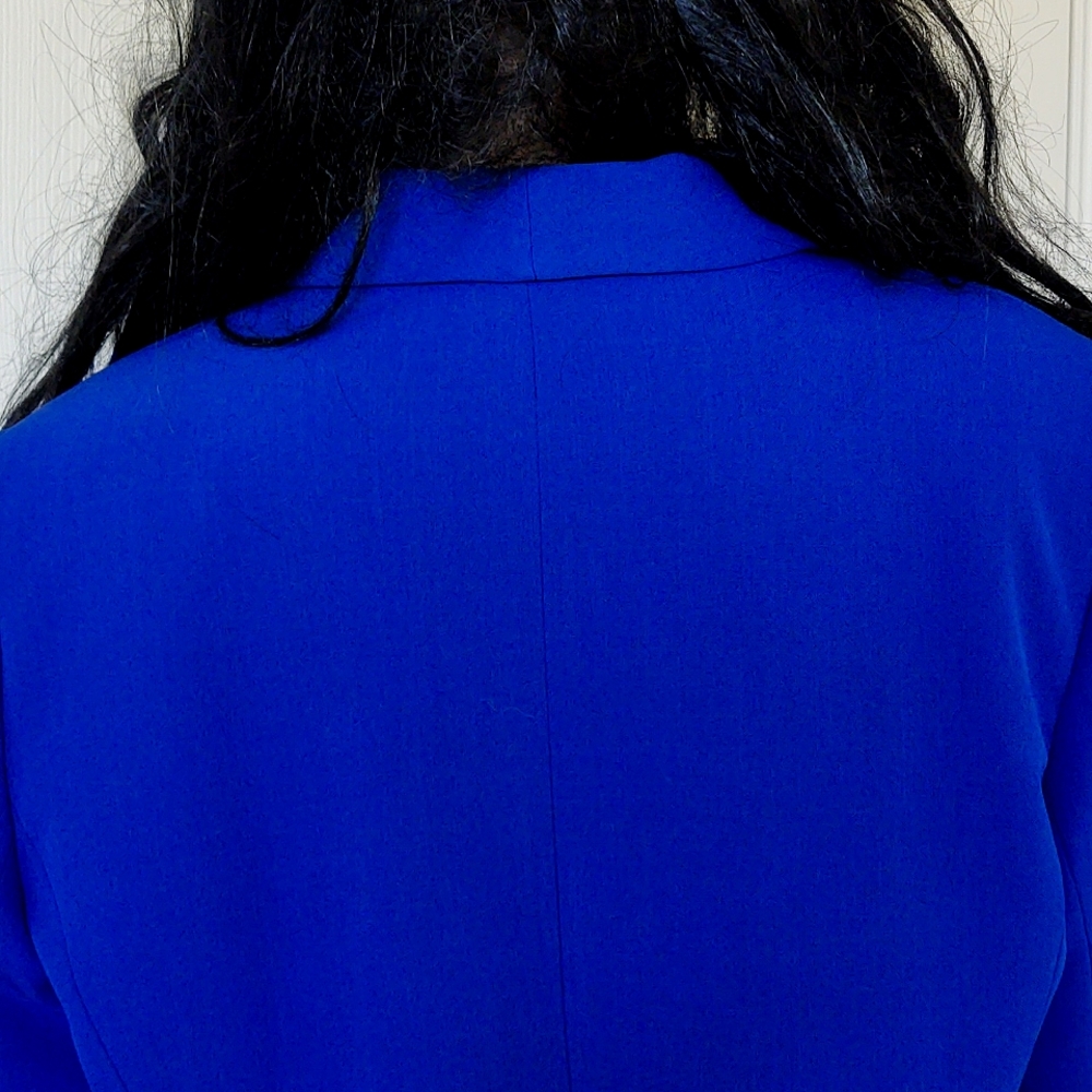 Kasper Fly Away Suit Jacket with Zipper Pocket Detail - Picture 11 of 16
